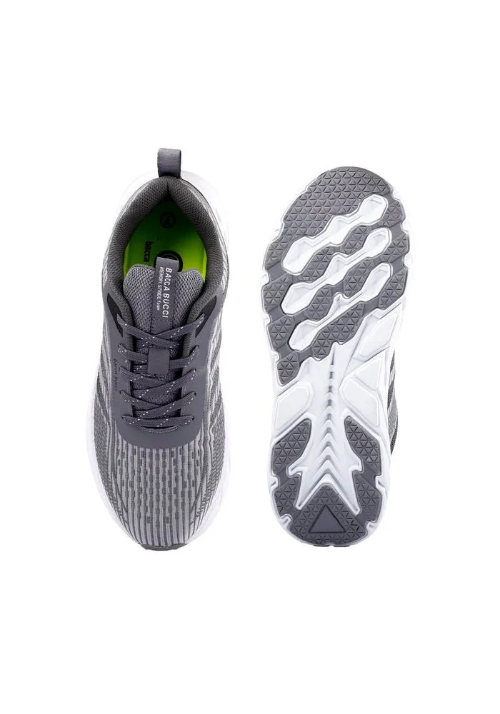 Bacca Bucci Grey APEX Athletic Running Shoes for Men | Best Price UAE